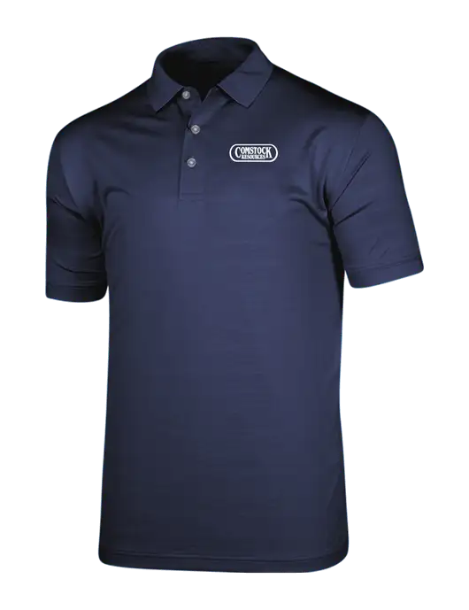 Callaway Vibrant Navy Ventilated Polo w/Comstock Resources Logo