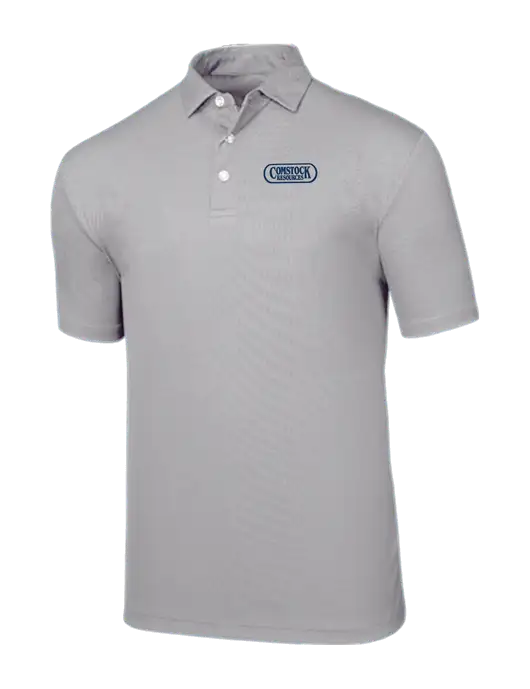Callaway Birdseye Light Grey Polo w/Comstock Resources Logo