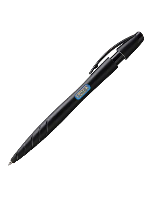 Awali Black Metallic Pen - Black Ink w/Comstock Resources Logo