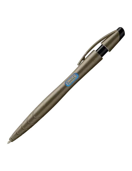 Awali Grey Metallic Pen - Black Ink w/Comstock Resources Logo