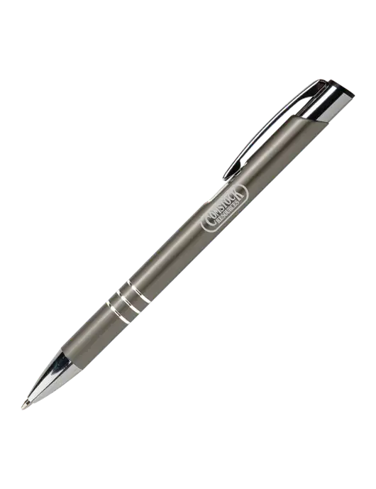 Laurent Gunmetal Pen - Black Ink w/Comstock Resources Logo