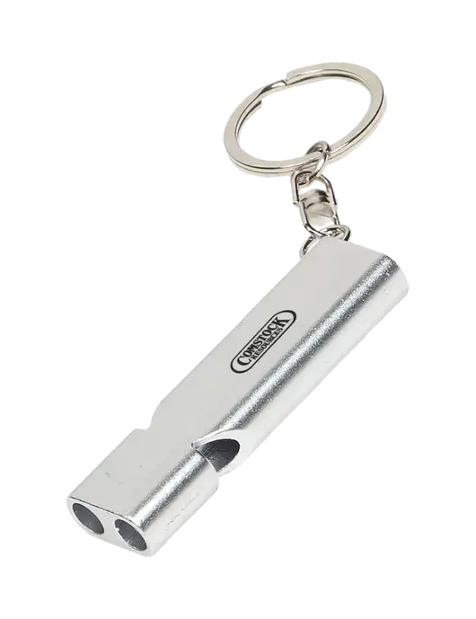 Quick Alert Silver Safety Whistle w/Comstock Resources Logo