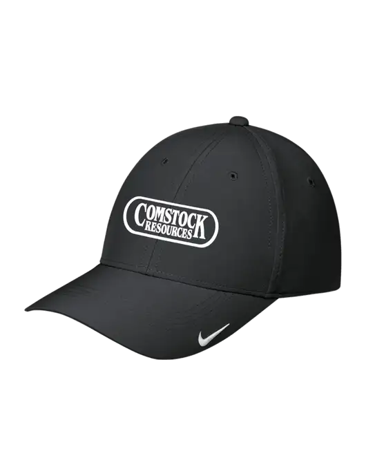 Nike Black Dri-FIT Legacy Cap w/Comstock Resources Logo