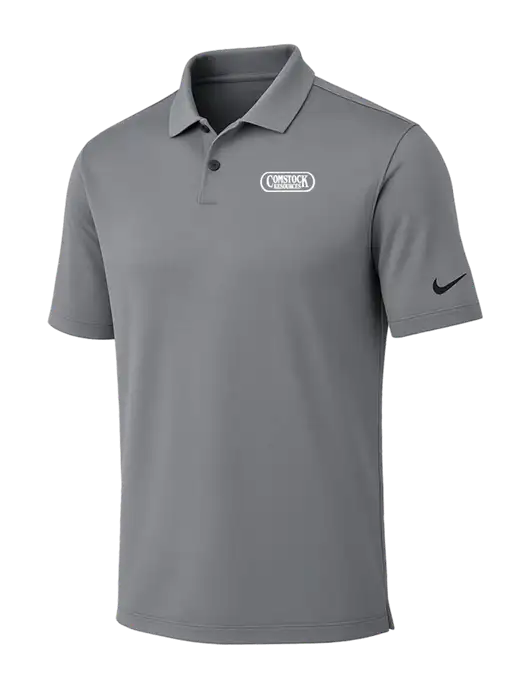 Nike Medium Grey Dri-FIT Vapor Polo w/Comstock Resources Logo