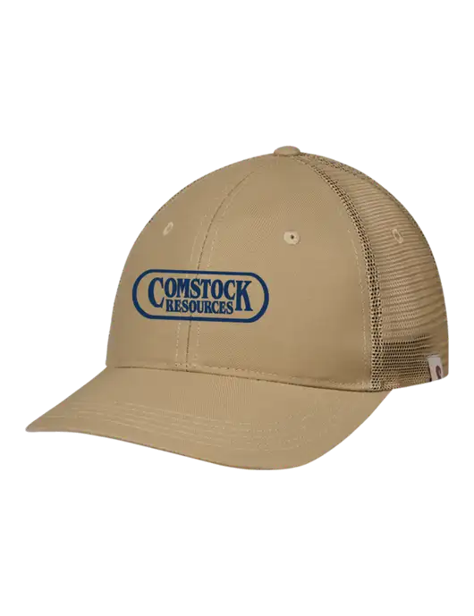 Carhartt Dark Tan Trucker Rugged Pro Series Cap w/Comstock Resources Logo