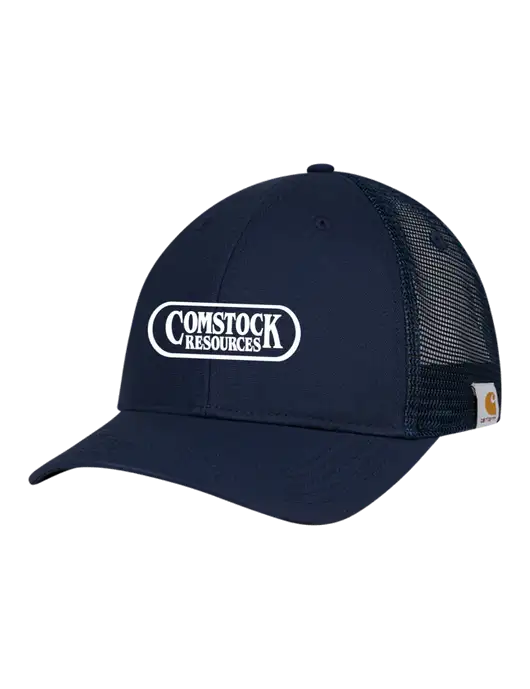 Carhartt Navy Trucker Rugged Pro Series Cap w/Comstock Resources Logo