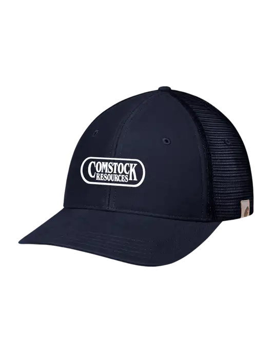 Carhartt Navy Canvas Trucker Cap w/Comstock Resources Logo