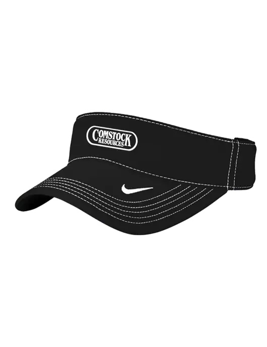 Nike Black Dri-FIT Ace Visor w/Comstock Resources Logo